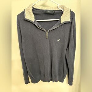 Men’s Nautica 1/4 Zip Sweater - Large